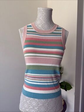 Multicolor Striped Women's Top